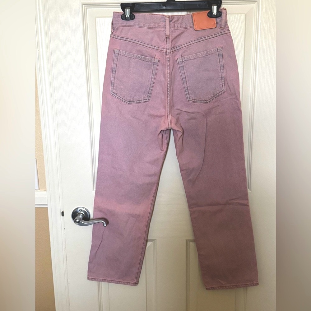 Acne Studios high rise Pink Washed Jeans - Picture 3 of 12